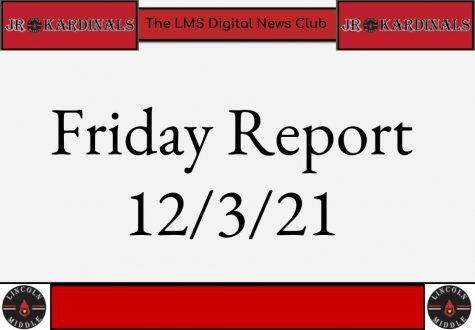 12/3/2021 - Friday Report