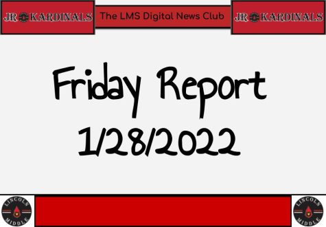 Friday Report: January 28, 2022