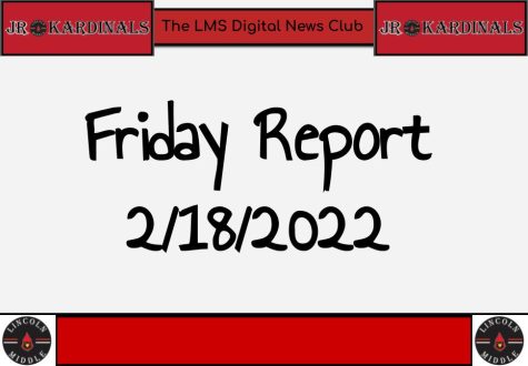 Friday Report: February 18, 2022